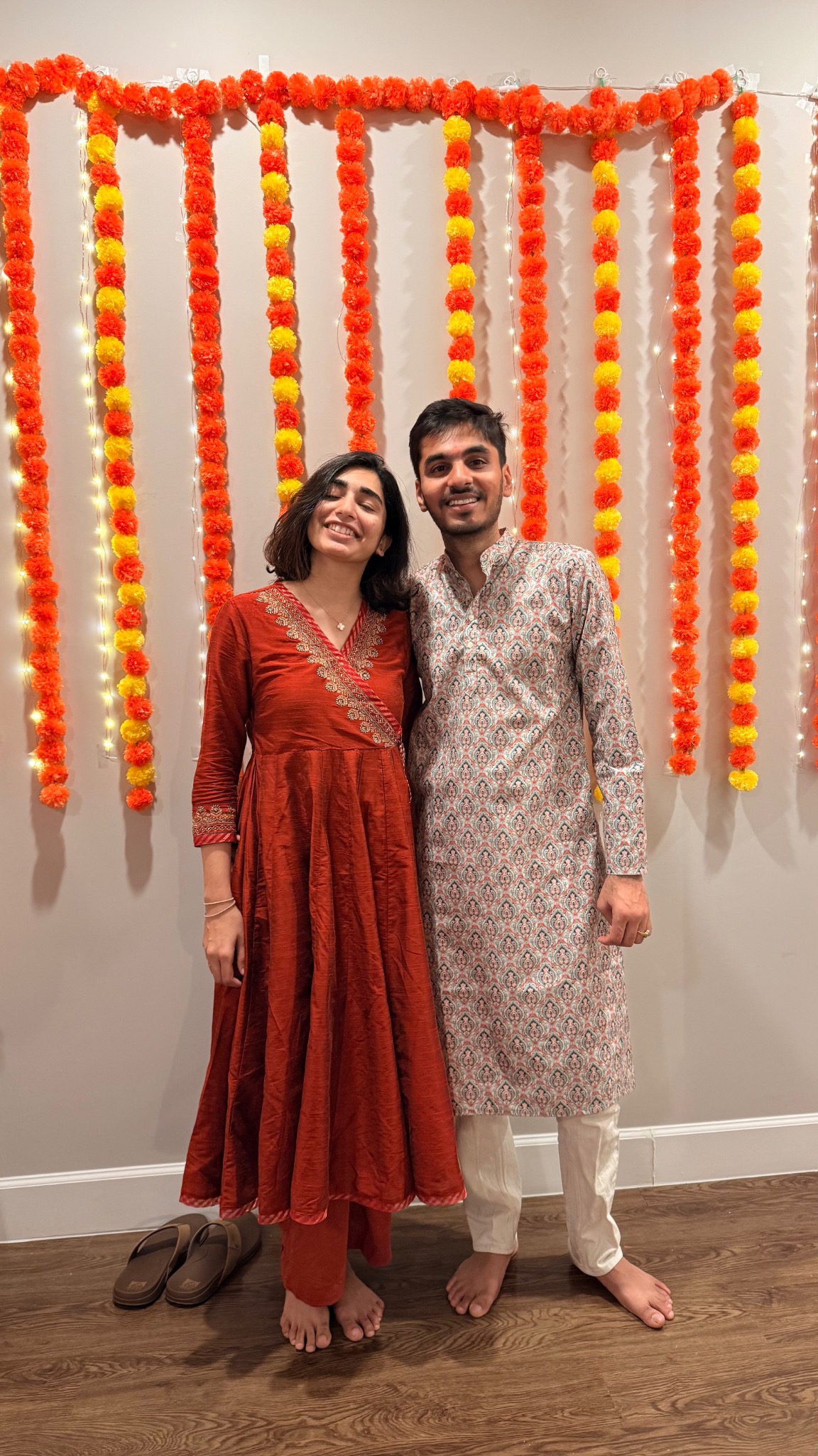 Dhruvi and Crains celebrating together
