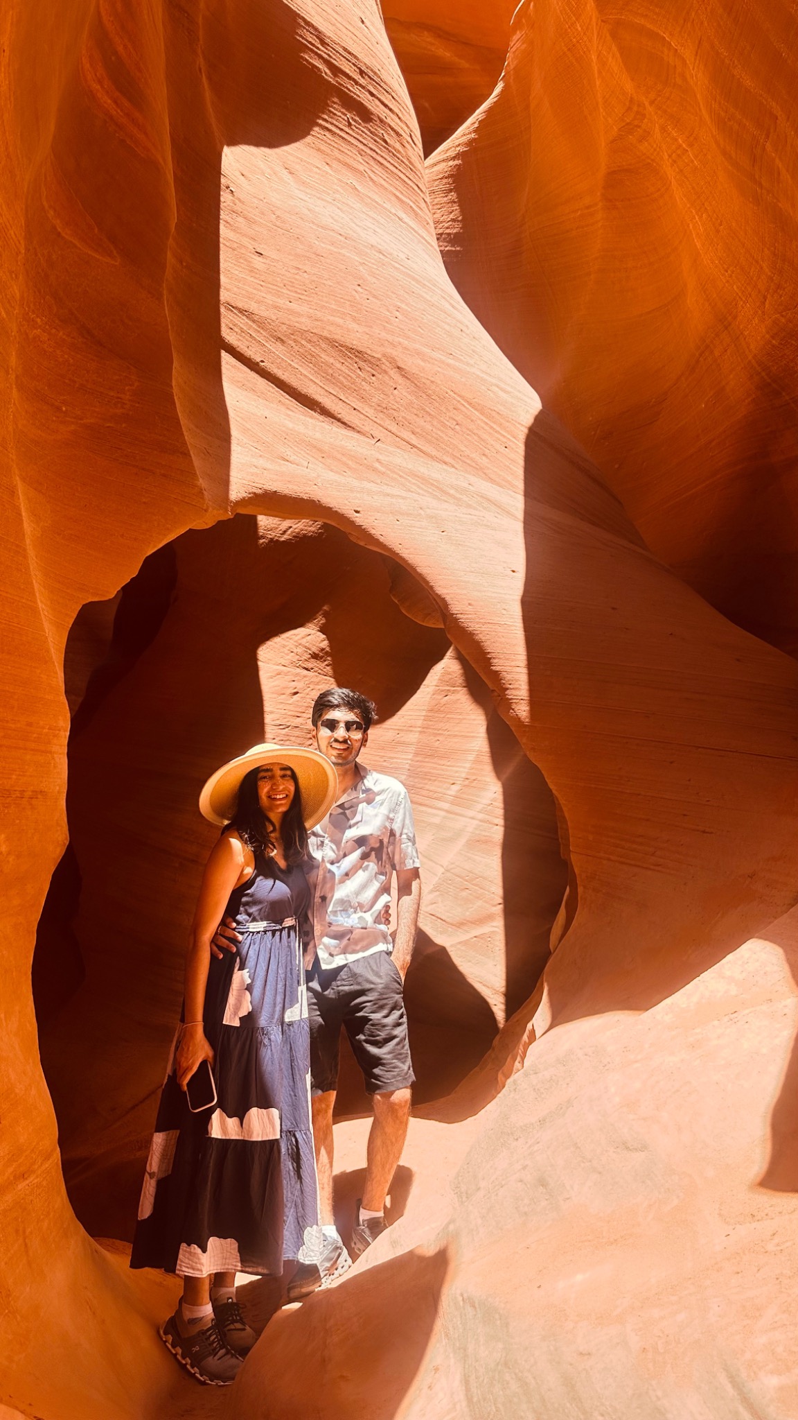 Dhruvi and Crains exploring a beautiful canyon